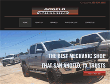 Tablet Screenshot of angelo-automotive.com